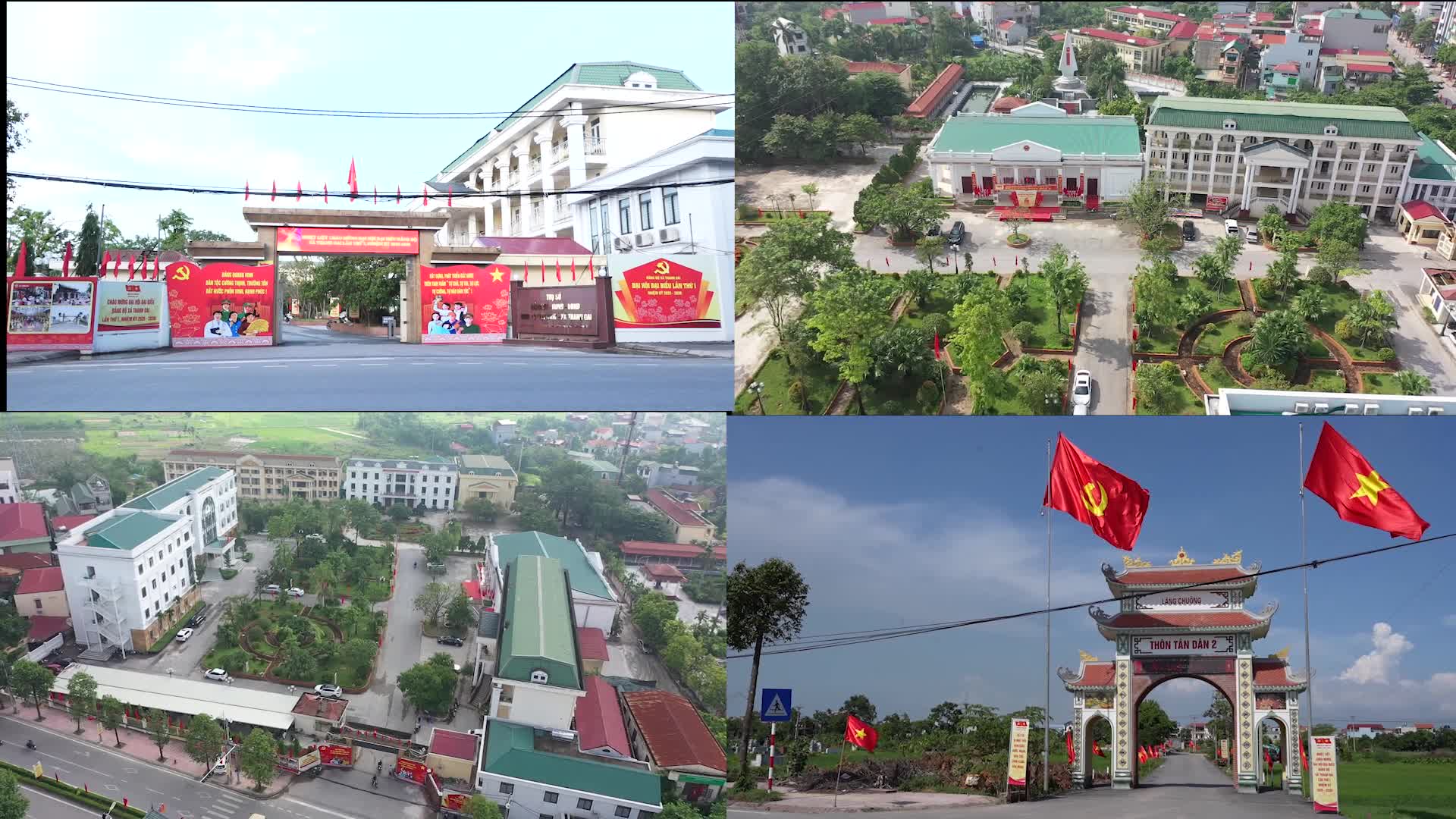 RỰC RỠ CỜ HOA CHÀO MỪNG ĐẠI HỘI ĐẠI BIỂU ĐẢNG BỘ XÃ THANH OAI LẦN THỨ I, NHIỆM KỲ 2025–2030