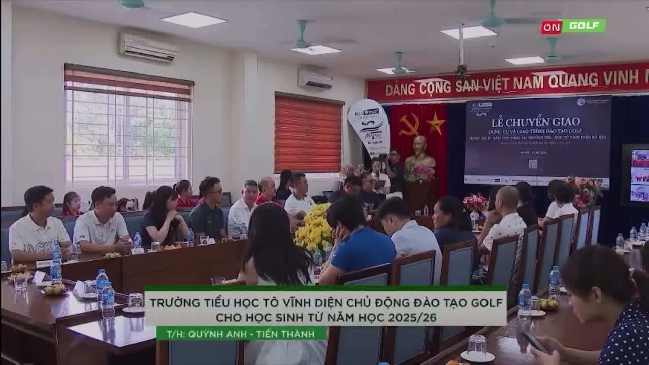Trường Tiểu học Tô Vĩnh Diện chủ động đào tạo Golf cho học sinh từ năm học 2025- 2026