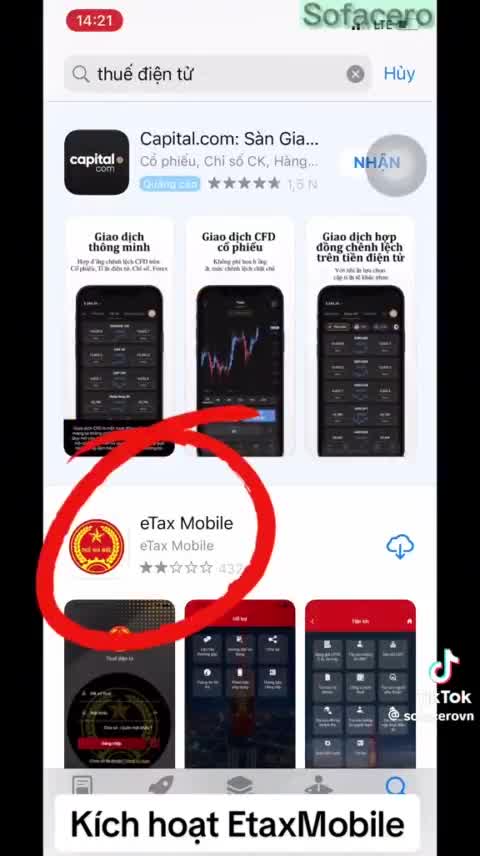 Hướng dẫn cài đặt eTax MObile