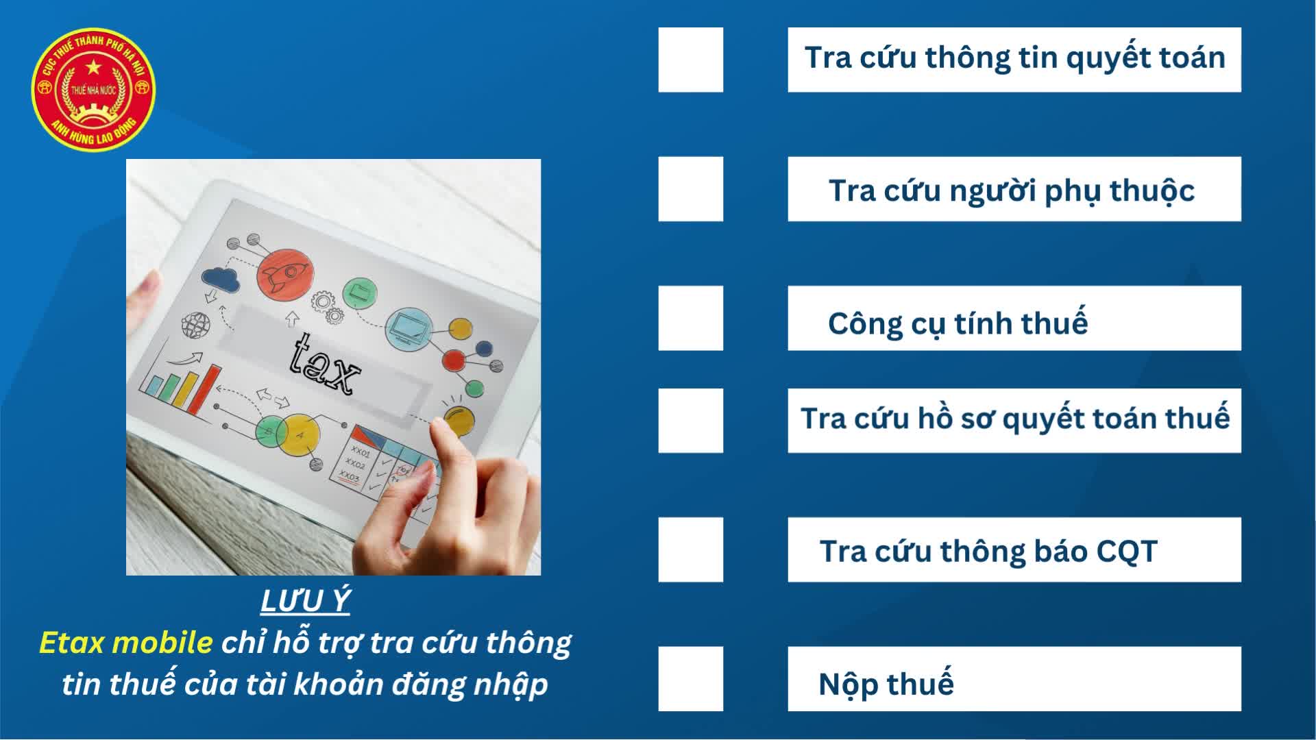 Hướng dẫn cài đặt ứng dụng eTax Mobile trên thiết bị di động
