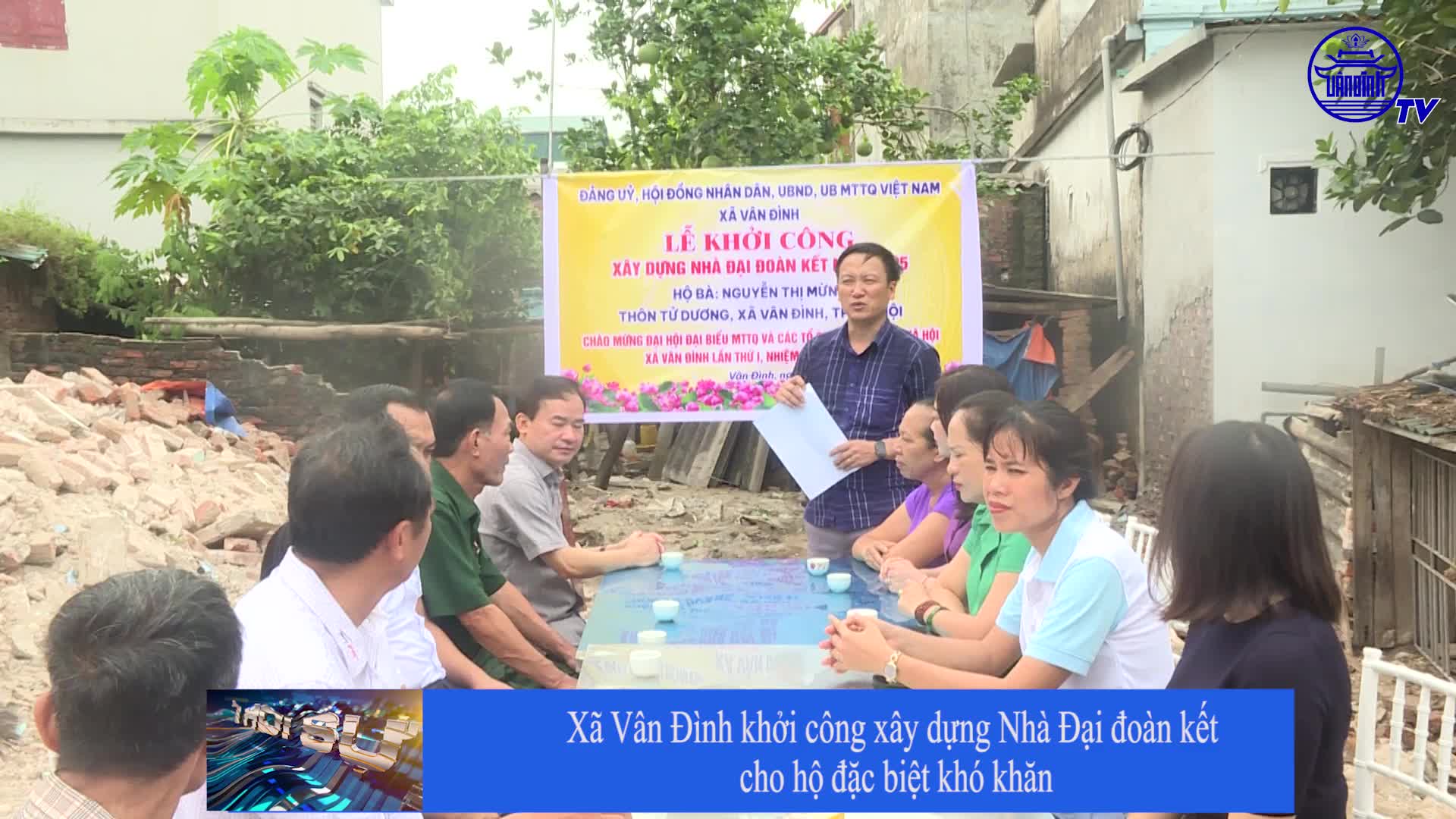 Thời sự: Xã Vân Đình khởi công xây dựng Nhà Đại đoàn kết cho hộ đặc biệt khó khăn