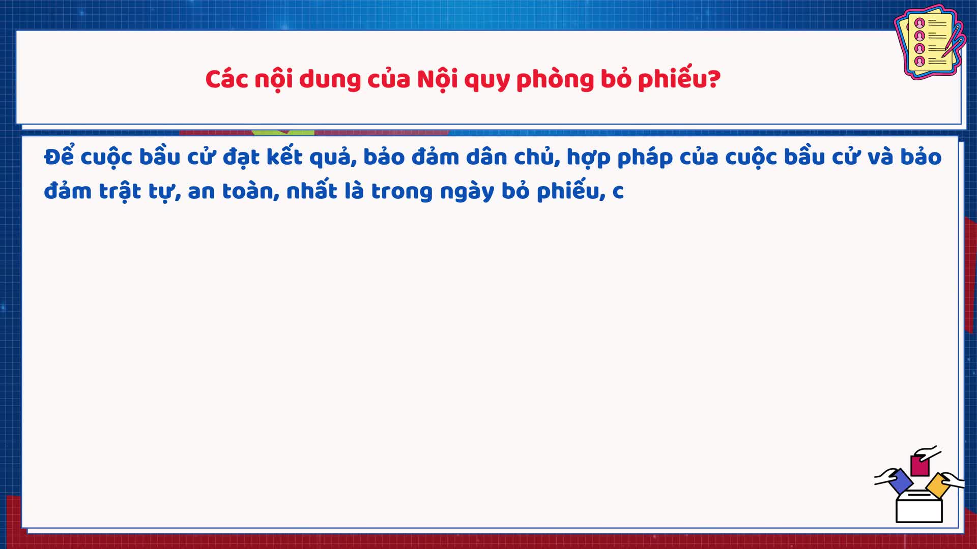 HỎI - ĐÁP VỀ BẦU CỬ ĐẠI BIỂU QUỐC HỘI KHÓA XVI VÀ ĐẠI BIỂU HĐND CÁC CẤP NHIỆM KỲ 2026 – 2031