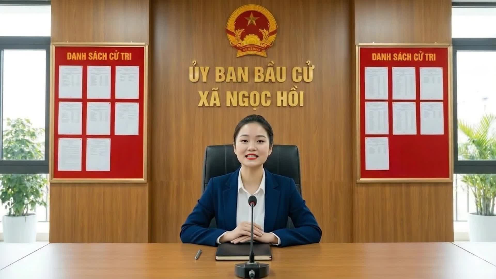 UỶ BAN BẦU CỬ XÃ NGỌC HỒI