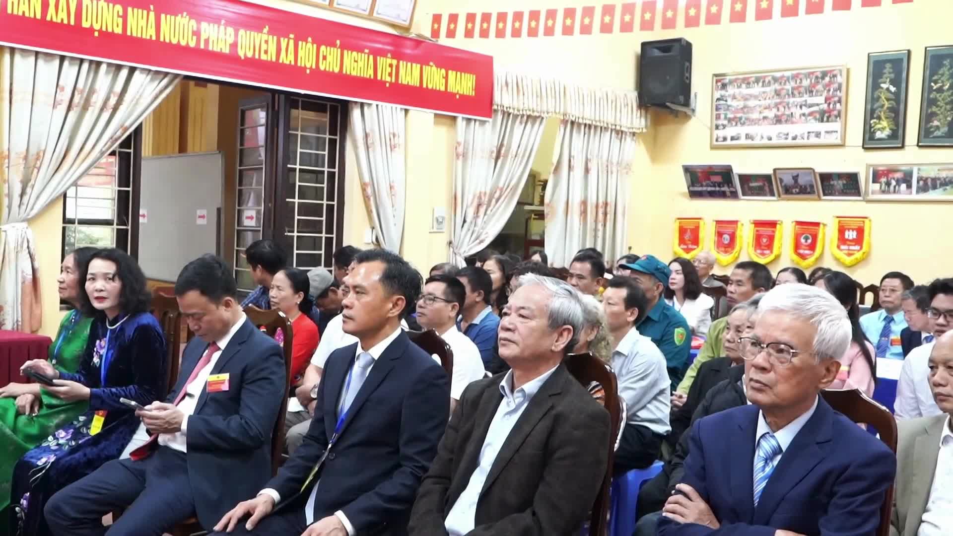 Cử tri phường Chương Mỹ chung một niềm tin trong Ngày hội non sông