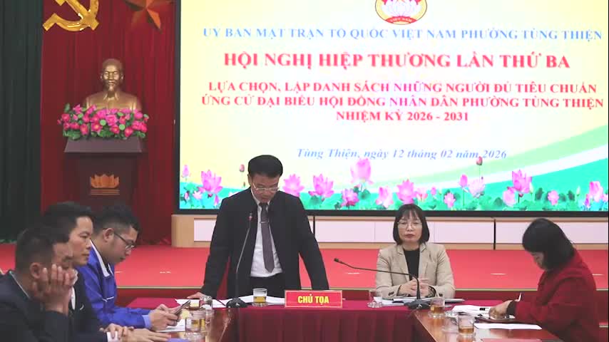 Phường Tùng Thiện  sẵn sàng cho 