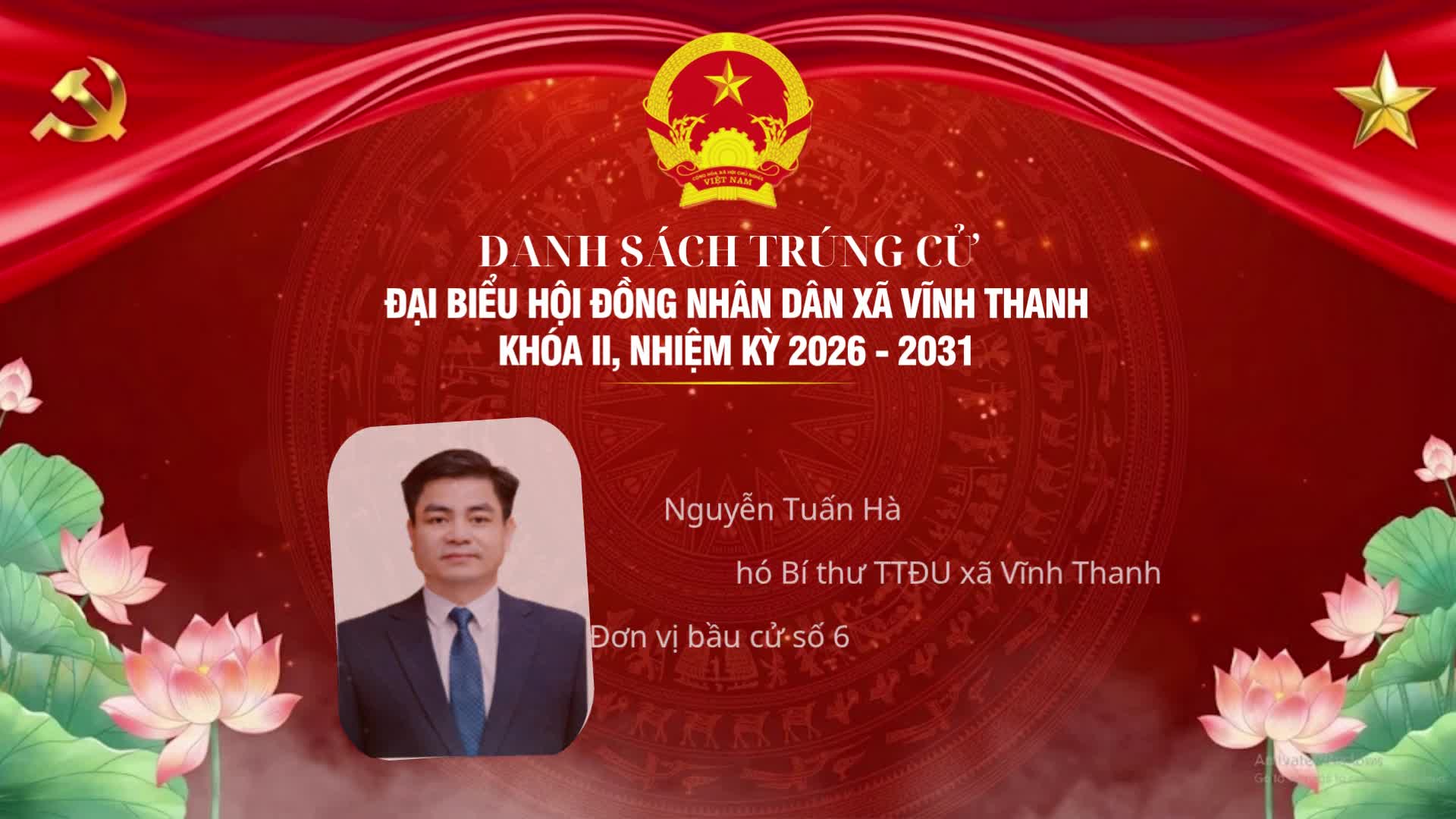 ỦY BAN BẦU CỬ XÃ VĨNH THANH