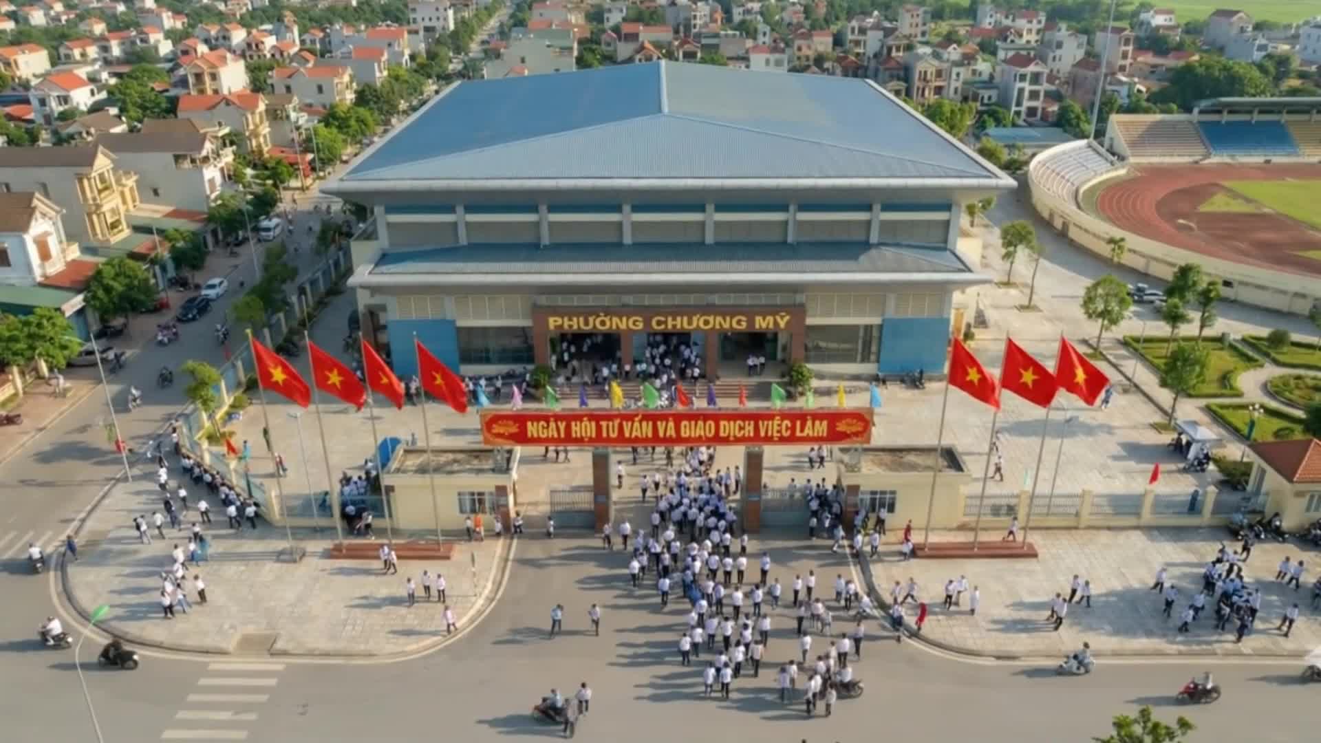 Ngày hội tư vấn và giao dịch việc làm cụm Chương Mỹ năm 2026