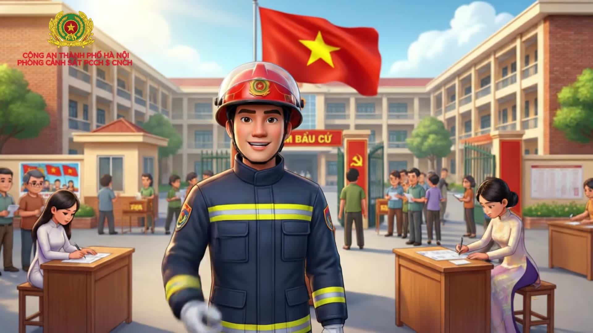 ĐẢM BẢO AN TOÀN PHÒNG CHÁY, CHỮA CHÁY VÀ CỨU NẠN, CỨU HỘ TẠI CÁC ĐIỂM BẦU CỬ ĐẠI BIỂU QUỐC HỘI KHÓA XVI VÀ ĐẠI BIỂU HĐND CÁC CẤP NHIỆM KỲ 2026 – 2031 TRÊN ĐỊA BÀN THÀNH PHỐ HÀ NỘI