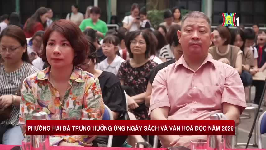 Phường Hai Bà Trưng: Hưởng ứng Ngày Sách và Văn hóa đọc Việt Nam năm 2026.