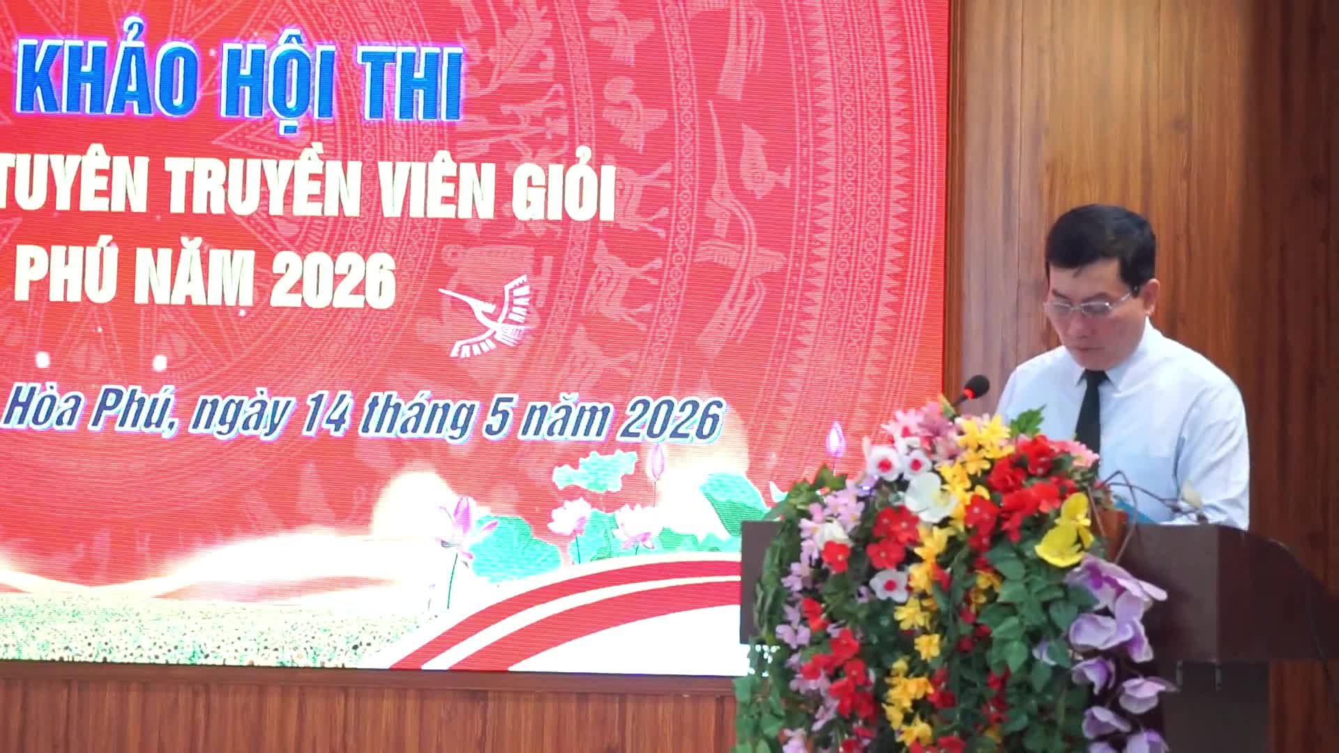 Tin truyền hình: Chung kết Hội thi báo cáo viên giỏi xã Hòa Phú năm 2026