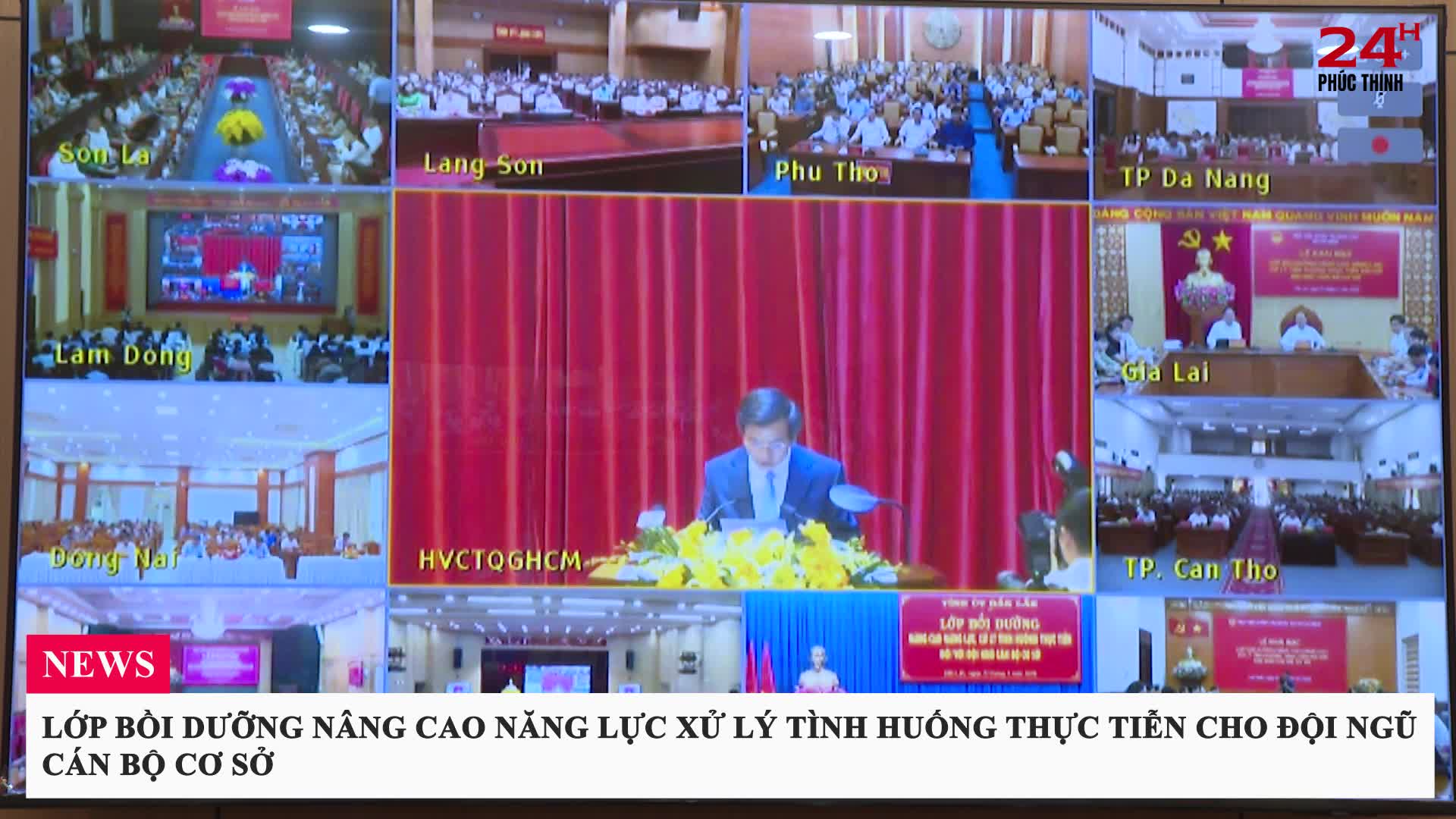 LỚP BỒI DƯỠNG NÂNG CAO NĂNG LỰC XỬ LÝ TÌNH HUỐNG THỰC TIỄN CHO ĐỘI NGŨ CÁN BỘ CƠ SỞ