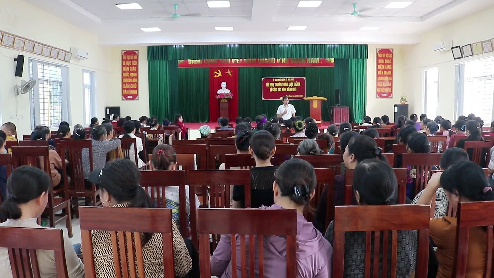 Xã Hòa Phú: Chú trong công tác tuyên truyền, phòng chống tai nạn thương tích cho trẻ em