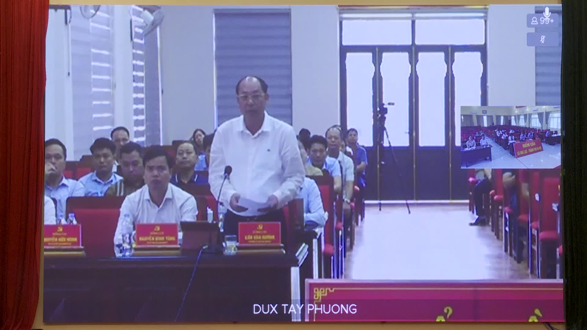 Đảng ủy xã Hòa Lạc tiếp sóng Hội nghị trực tuyến triển khai thi hành Luật Thủ đô năm 2026