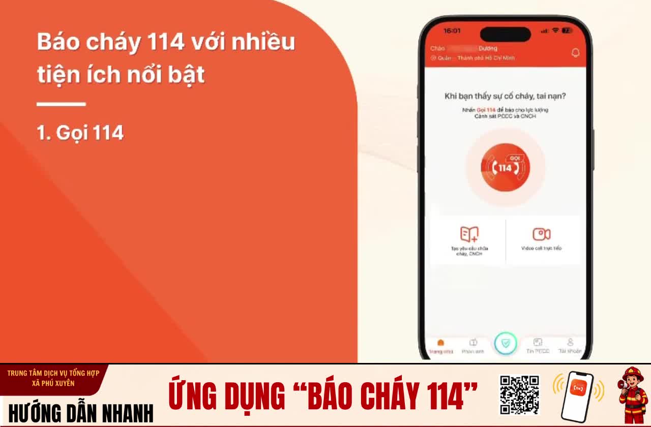 Hướng dẫn cài đặt báo cháy 114 trên điện thoại thông minh
