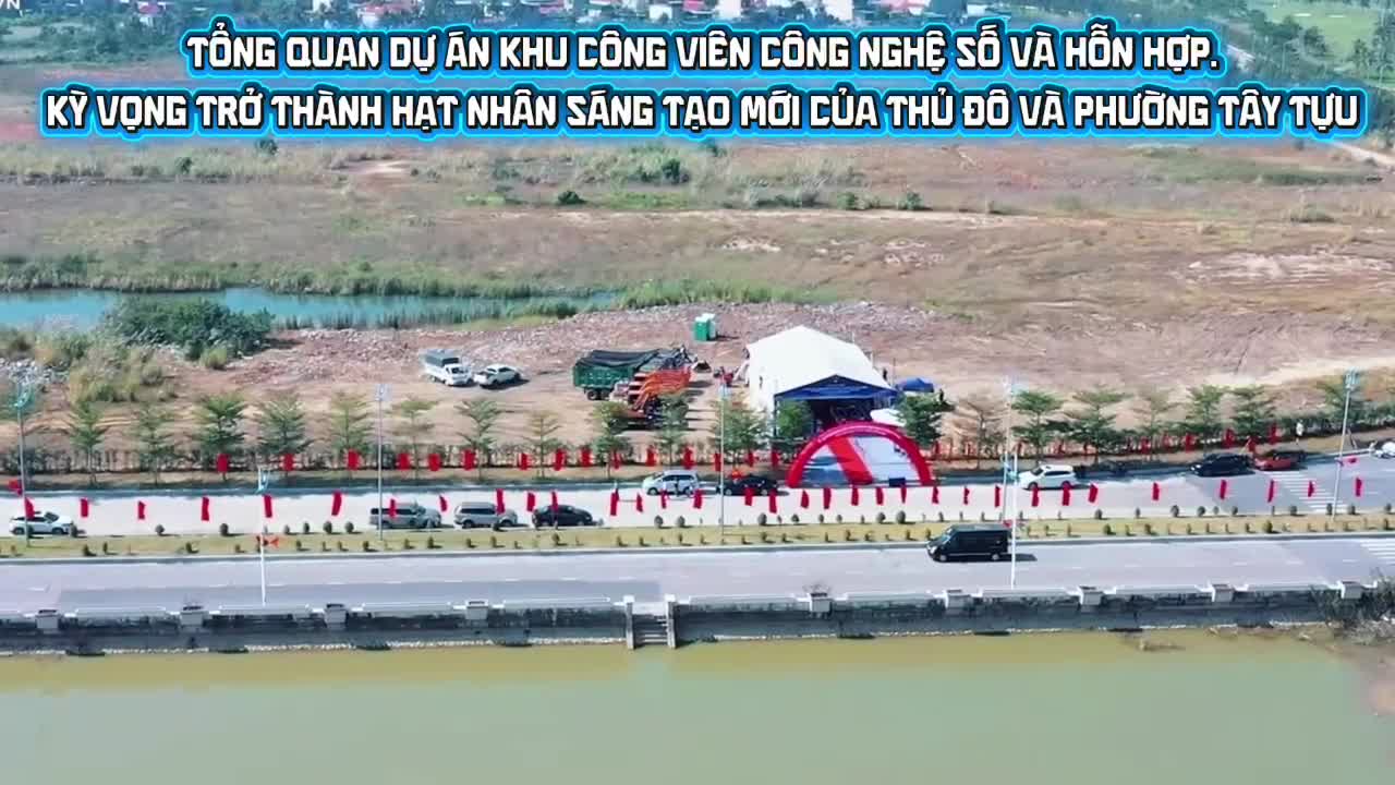 Tổng quan dự án khu Công viên công nghệ số và hỗn hợp. Kỳ vọng trở thành hạt nhân sáng tạo mới của Thủ đô và phường Tây Tựu
