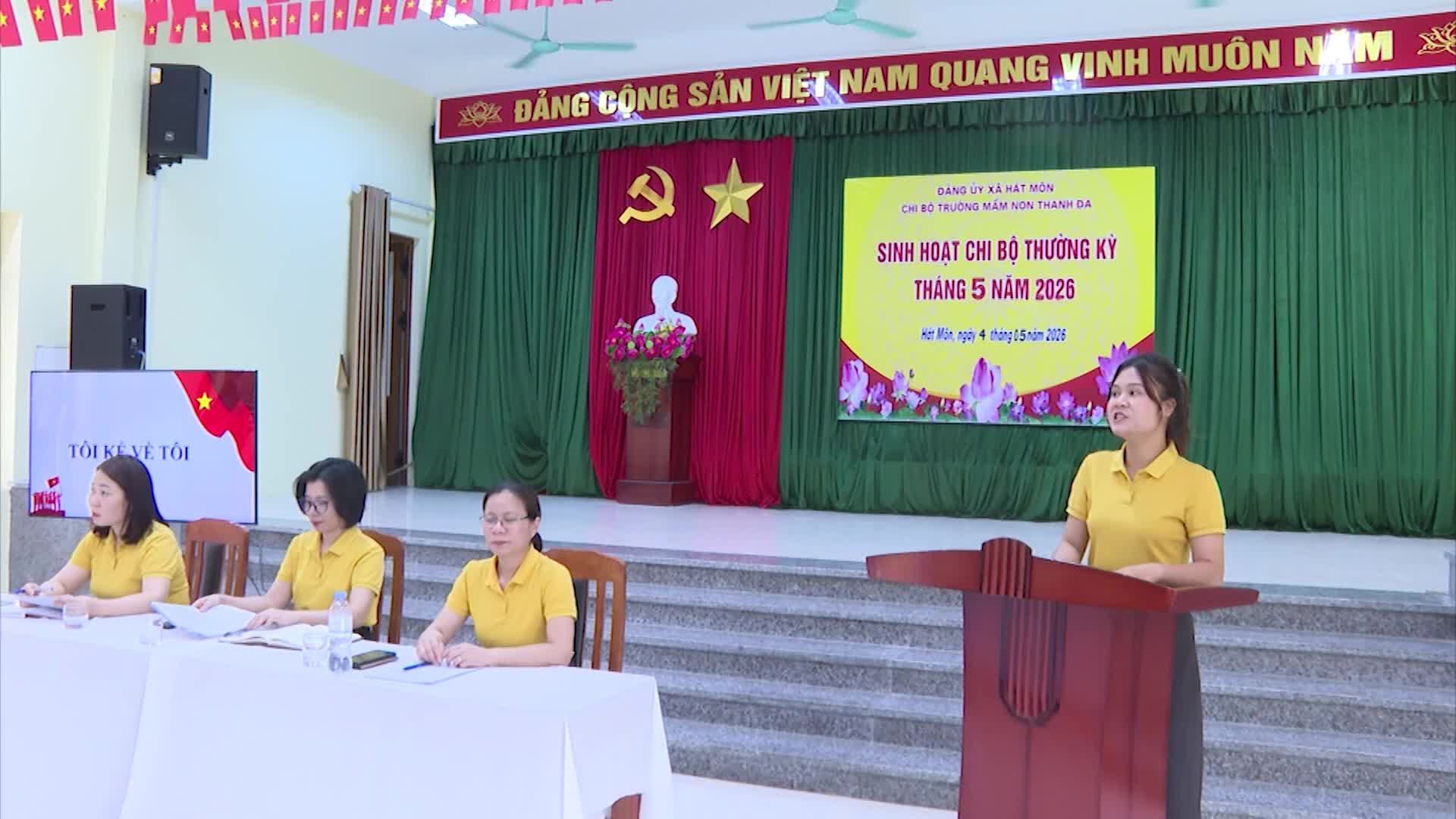 100% các đơn vị nhà trường Cán bộ quản lý, giáo viên, nhân viên và học sinh hưởng ứng và thực hiện nghiêm túc Cuộc thi “Tôi kể về tôi trong học tập và làm theo tư tưởng, đạo đức, phong cách Hồ Chí Minh” 