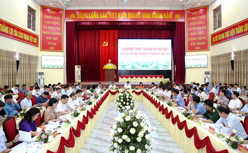 Huyện Ứng Hòa phải khắc phục bằng được hạn chế về khâu tổ chức thực hiện- Ảnh 1.