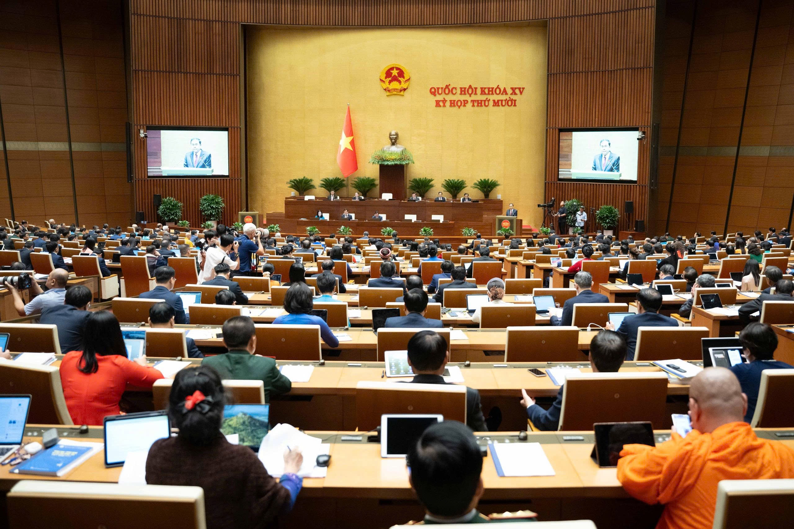 Quang cảnh phiên khai mạc kỳ họp. Ảnh: media.quochoi.vn
