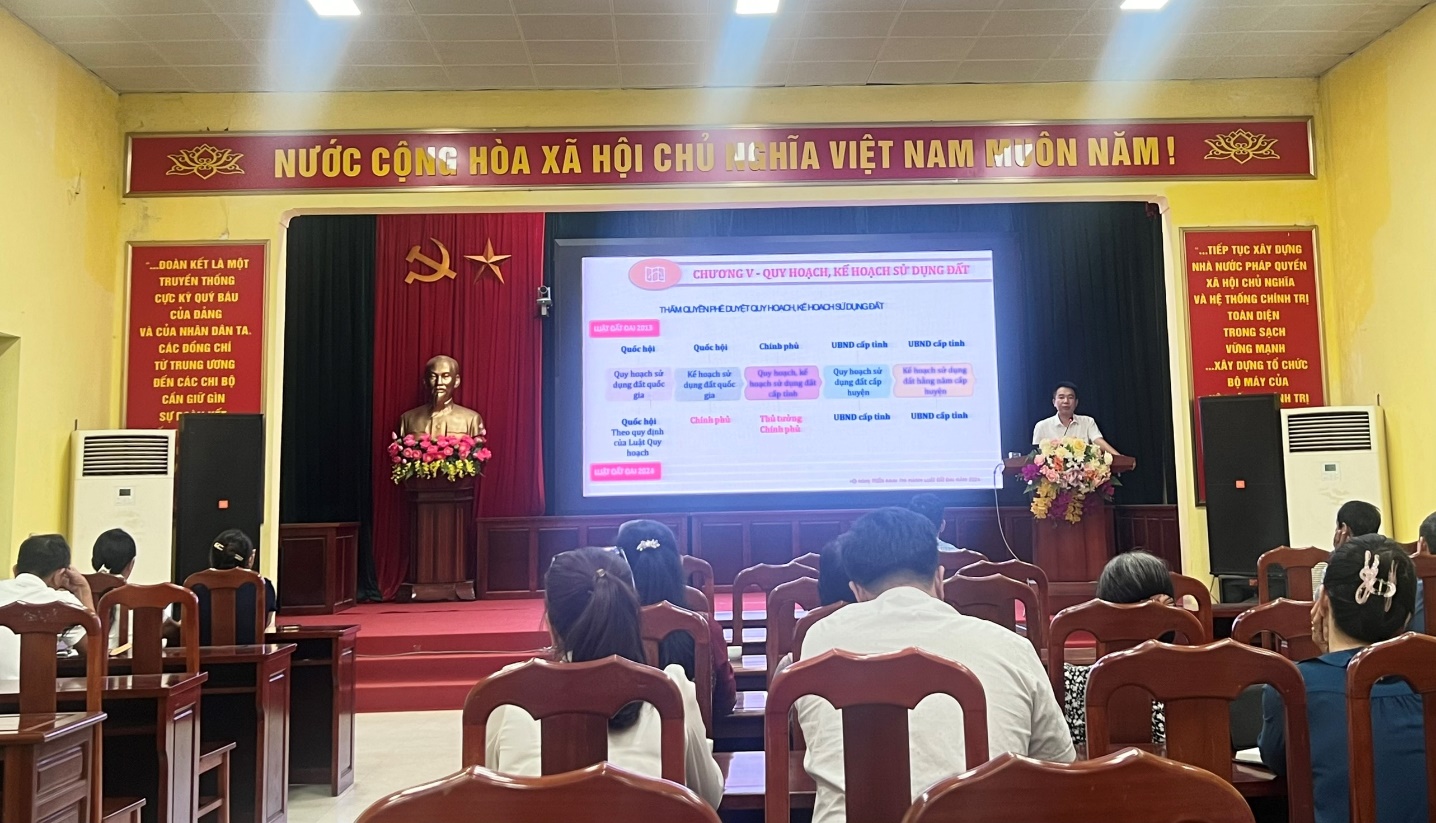 Hội nghị Tuyên truyền những điểm mới của Luật đất đai 2024, Tập huấn kỹ năng tuyên truyền cho Tuyên truyền viên, Hòa giải viên ở cơ sở trên địa bàn xã Song Phương năm 2024- Ảnh 3.
