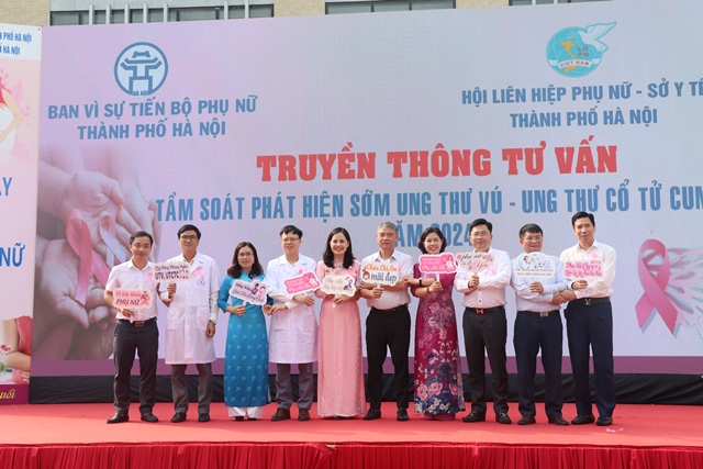 Truyền thông tầm soát phát hiện sớm ung thư cho cán bộ, hội viên phụ nữ tại Phú Xuyên- Ảnh 2.
