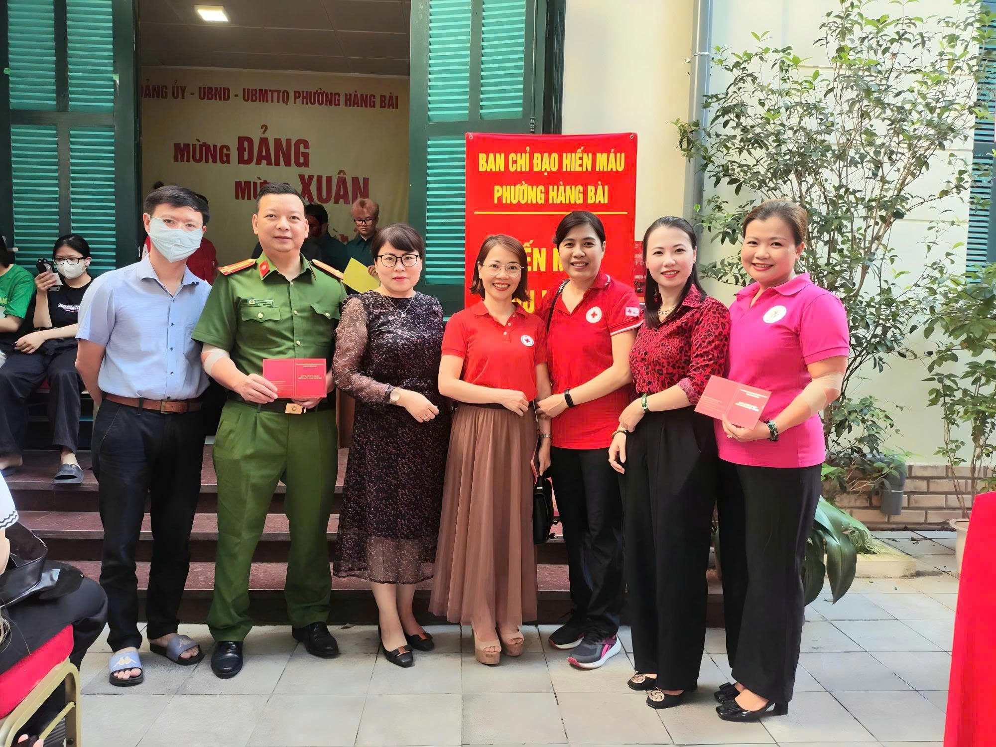 HỘI CHỮ THẬP ĐỎ PHƯỜNG TỔ CHỨC NGÀY HỘI HIẾN MÁU TÌNH NGUYỆN NĂM 2024- Ảnh 1.