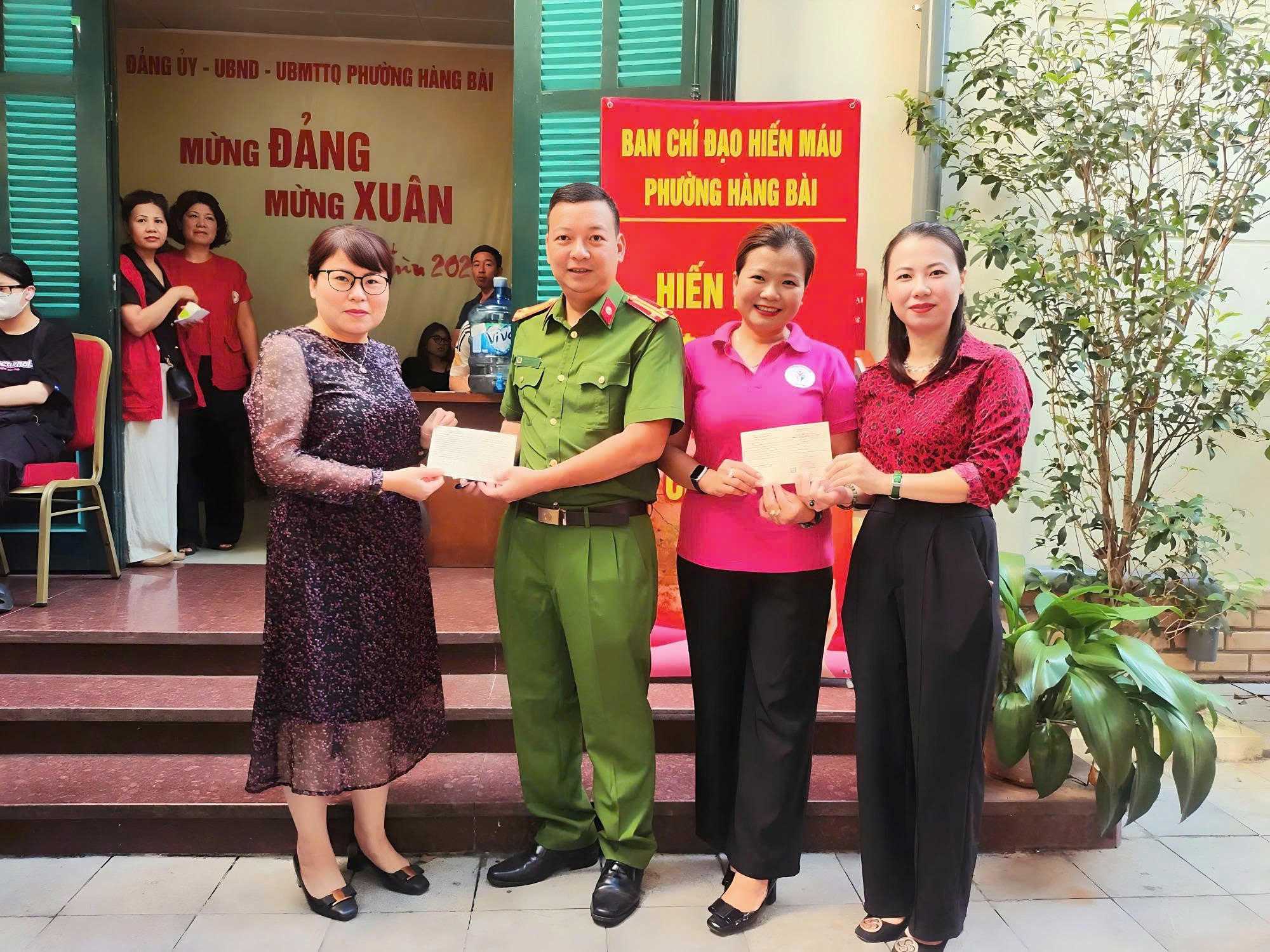 HỘI CHỮ THẬP ĐỎ PHƯỜNG TỔ CHỨC NGÀY HỘI HIẾN MÁU TÌNH NGUYỆN NĂM 2024- Ảnh 2.