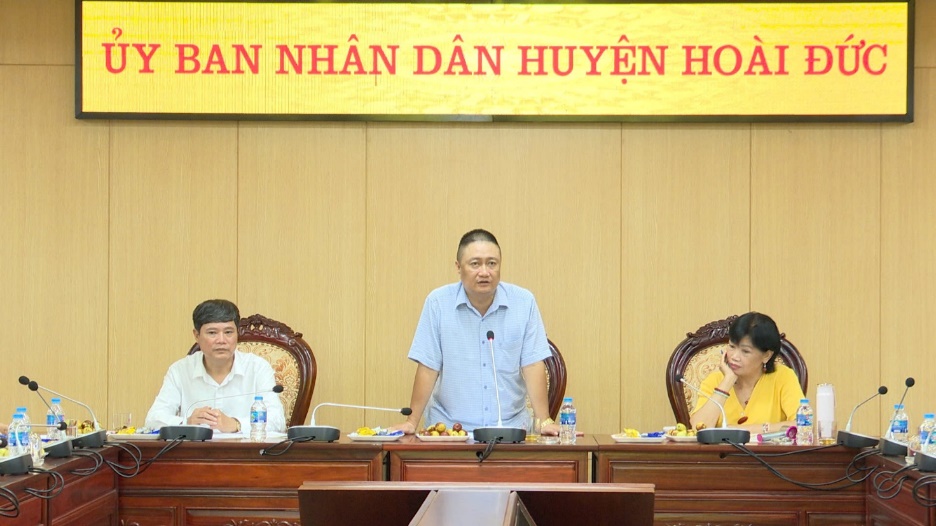 UBND huyện Hoài Đức tổ chức Hội thảo báo cáo phương án di dời di tích Gói thầu "Khai quật di dời di chỉ khảo cổ Vườn Chuối thuộc phạm vi dự án xây dựng tuyến đường vành đai 3.5, huyện Hoài Đức- Ảnh 3.