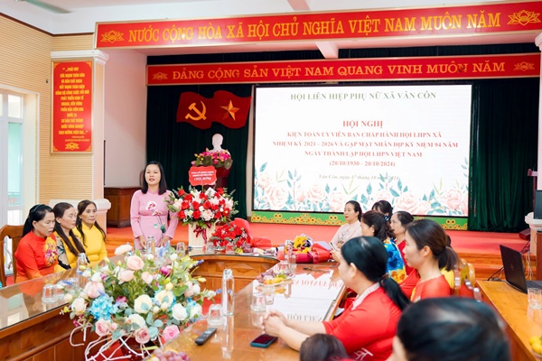 Hội LHPN xã Vân Côn tổ chức kỷ niệm 94 năm Ngày thành lập Hội LHPN Việt Nam 20/10- Ảnh 2.