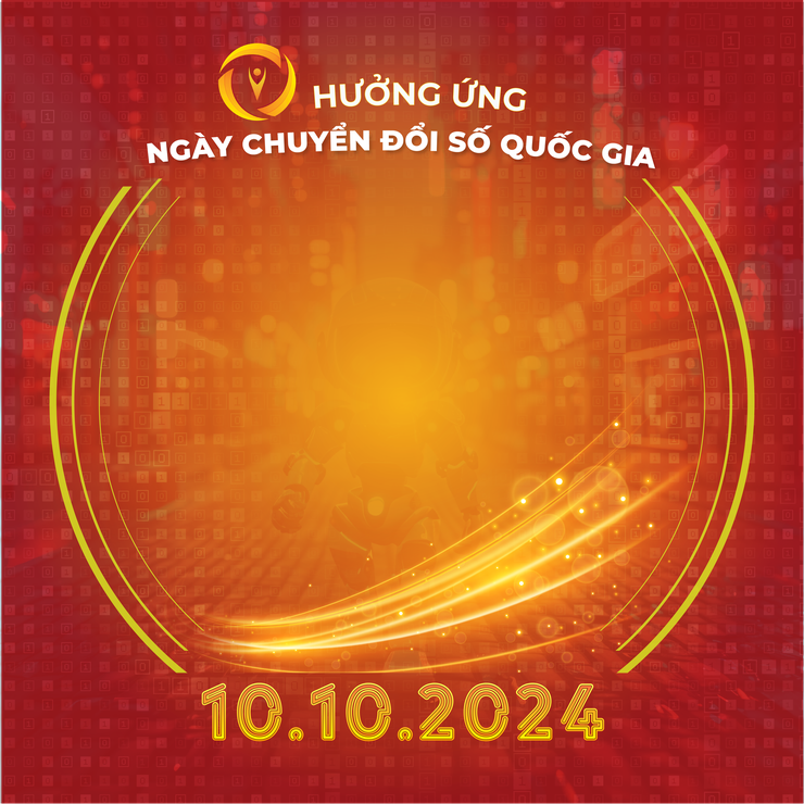 Bộ nhận diện hưởng ứng Ngày Chuyển đổi số quốc gia 10.10.2024- Ảnh 6.