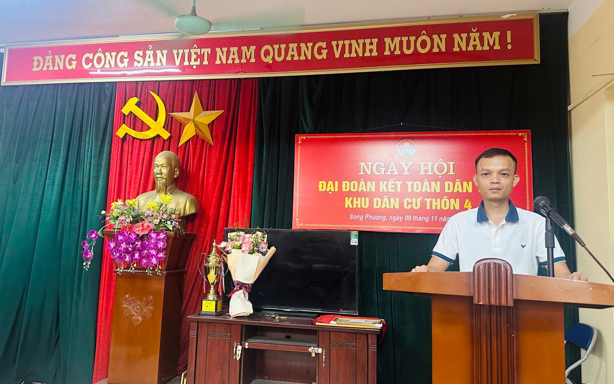 Ngày Hội Đại Đoàn kết Thôn 4 xã Song Phương- Ảnh 3.