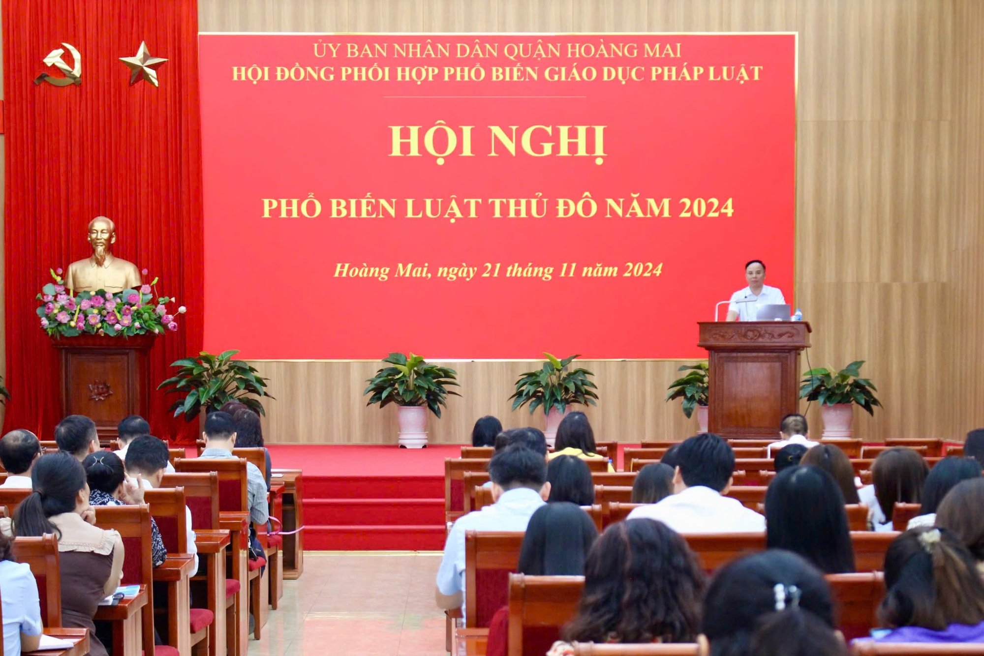 Quận Hoàng Mai phổ biến, quán triệt Luật Thủ đô- Ảnh 1.