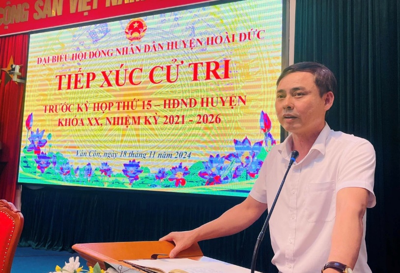 Chùm tin: Các tổ Đại biểu HĐND huyện tiếp xúc cử tri tại các xã, thị trấn trước kỳ họp thứ 15 HĐND huyện- Ảnh 2.