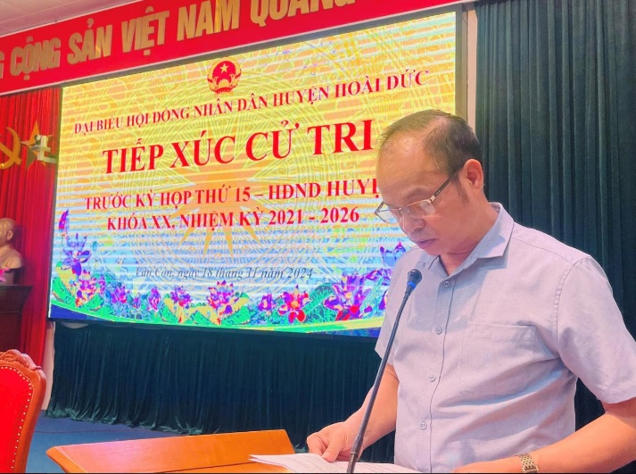 Chùm tin: Các tổ Đại biểu HĐND huyện tiếp xúc cử tri tại các xã, thị trấn trước kỳ họp thứ 15 HĐND huyện- Ảnh 3.