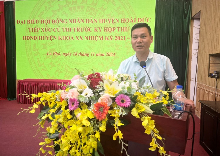 Chùm tin: Các tổ Đại biểu HĐND huyện tiếp xúc cử tri tại các xã, thị trấn trước kỳ họp thứ 15 HĐND huyện- Ảnh 7.