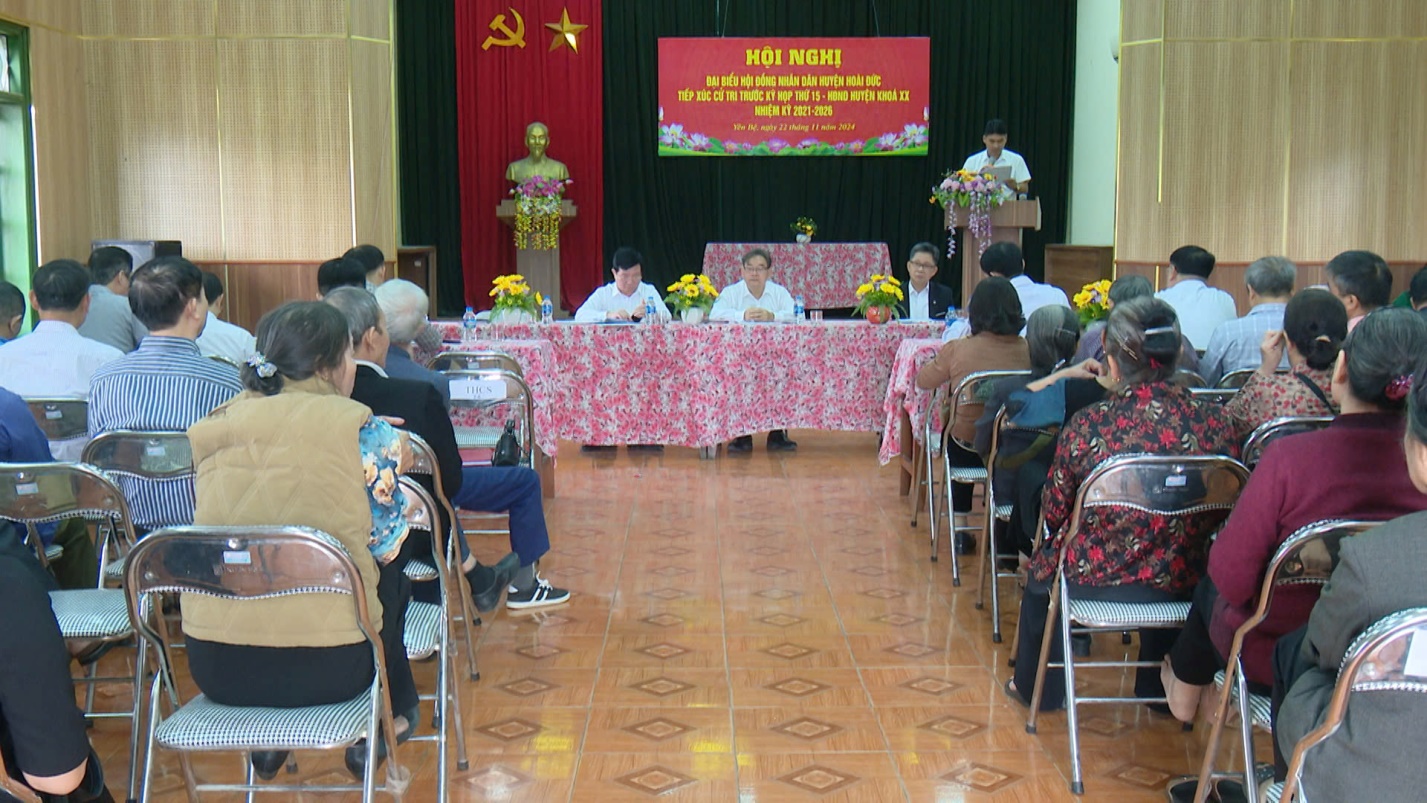 Chùm tin: Các tổ Đại biểu HĐND huyện tiếp xúc cử tri tại các xã, thị trấn trước kỳ họp thứ 15 HĐND huyện- Ảnh 36.