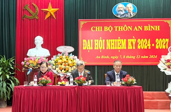 Đảng ủy xã An Khánh chỉ đạo chi bộ thôn An Bình đại hội điểm nhiệm kỳ 2024 - 2027- Ảnh 5.
