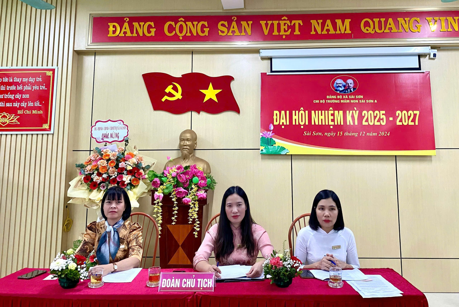 TRƯỜNG MẦM NON SÀI SƠN A TỔ CHỨC THÀNH CÔNG ĐẠI HỘI CHI BỘ NHIỆM KỲ 2025 - 2027- Ảnh 3.