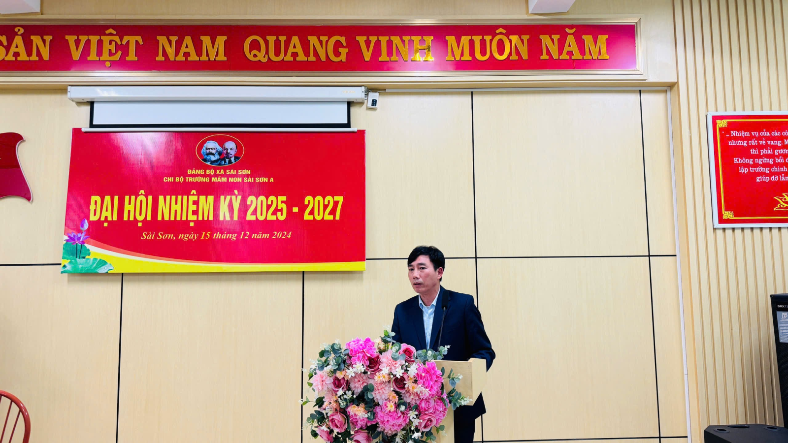 TRƯỜNG MẦM NON SÀI SƠN A TỔ CHỨC THÀNH CÔNG ĐẠI HỘI CHI BỘ NHIỆM KỲ 2025 - 2027- Ảnh 4.