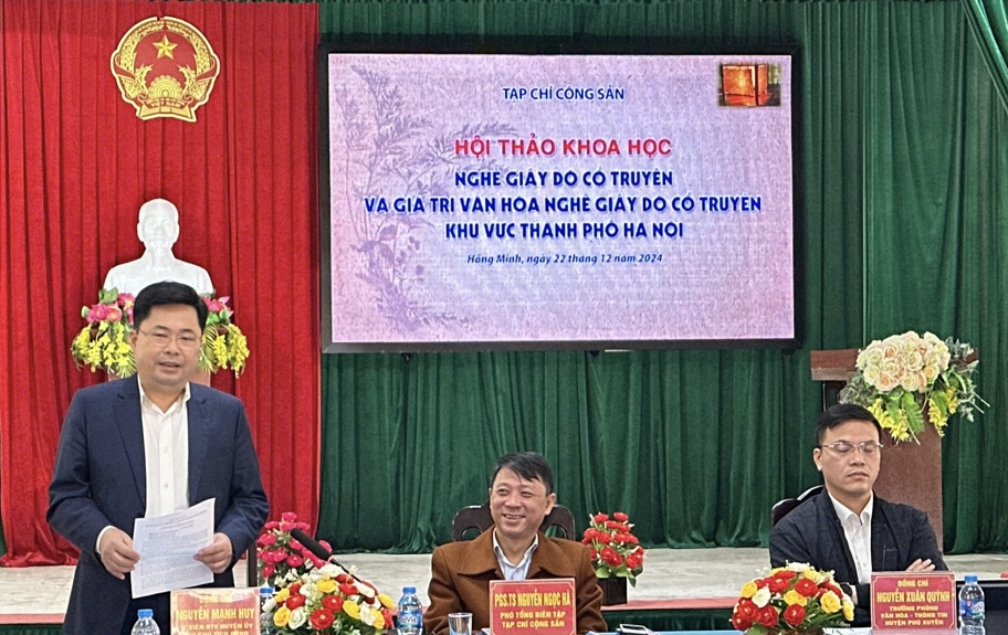 Huyện Phú Xuyên mong muốn sớm hồi sinh làng nghề giấy dó An Cốc- Ảnh 1.