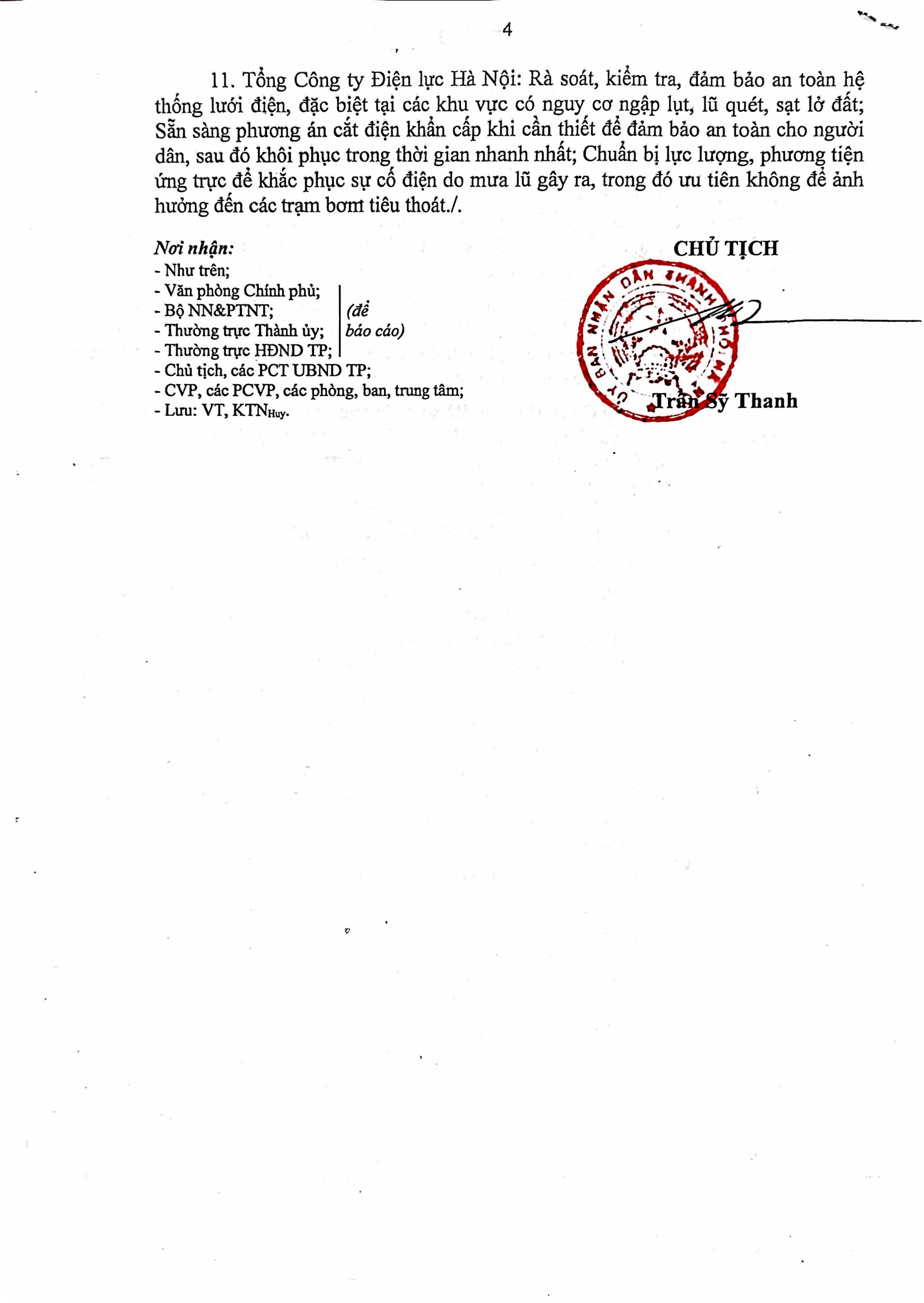 Công điện trong đêm 9/9/2024 của Chủ tịch UBND Thành phố Hà Nội- Ảnh 4.