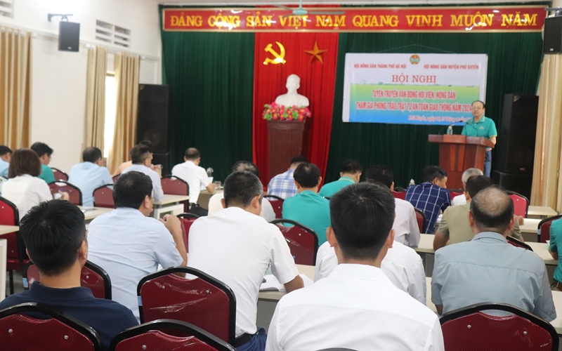 Hội nông dân huyện Phú Xuyên sơ kết công tác Hội và phong trào nông dân 9 tháng đầu năm 2024