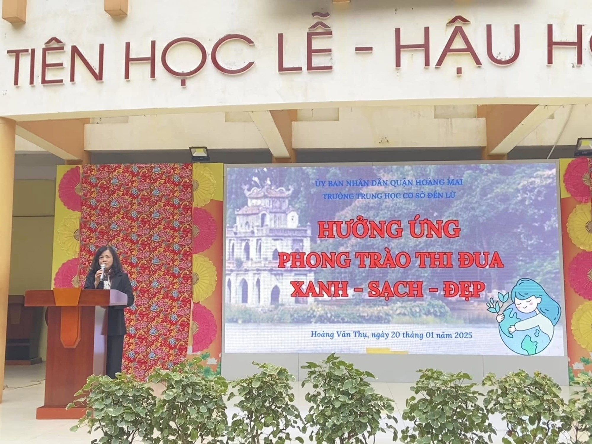 Trường THCS Đền Lừ – Hành động nhỏ, môi trường xanh- Ảnh 1.