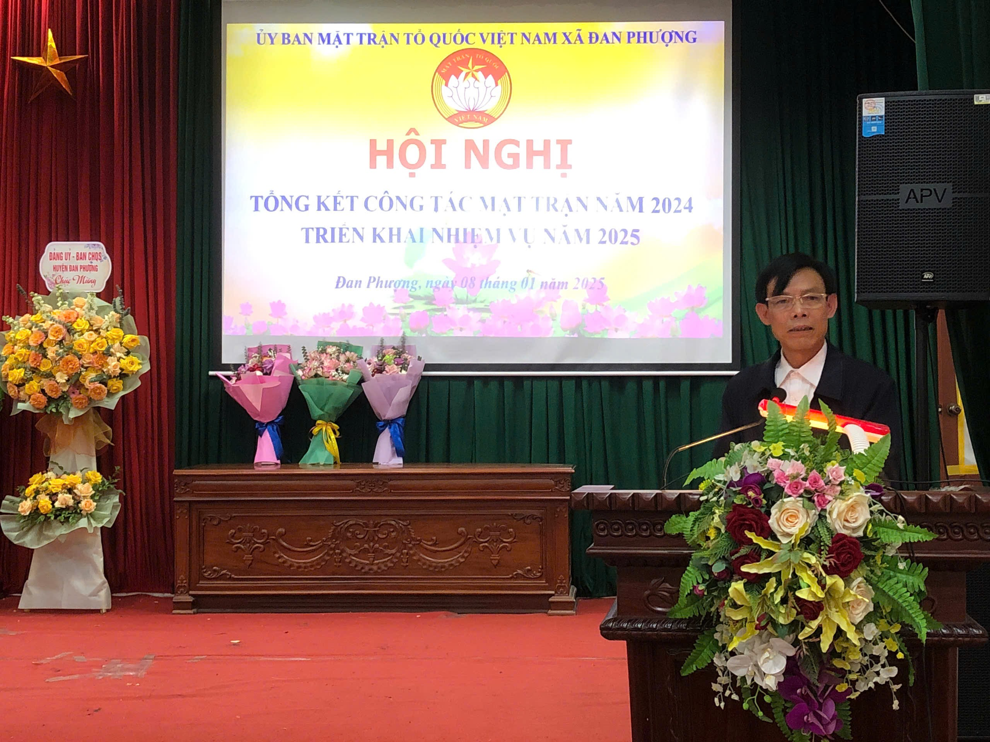 UBMTTQ Việt Nam xã Đan Phượng tổ chức tổng kết công tác Mặt trận năm 2024; triển khai nhiệm vụ năm 2025.- Ảnh 2.