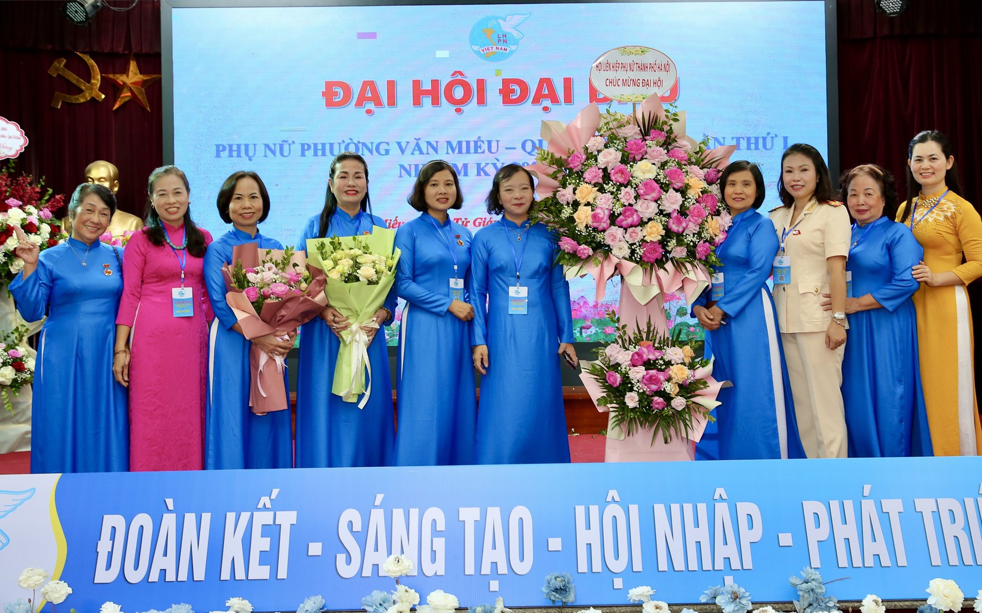 HỘI LIÊN HIỆP PHỤ NỮ PHƯỜNG VĂN MIẾU- QUỐC TỬ GIÁM TỔ CHỨC ĐẠI HỘI ĐẠI BIỂU PHỤ NỮ PHƯỜNG LÂN THỨ NHẤT, NHIỆM KỲ 2025-2030
