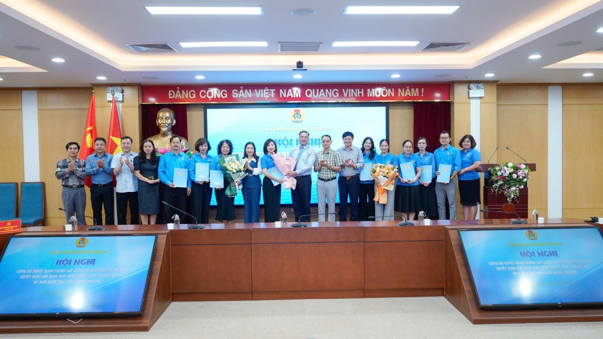 Ra mắt Công đoàn phường Đống Đa- Ảnh 1.