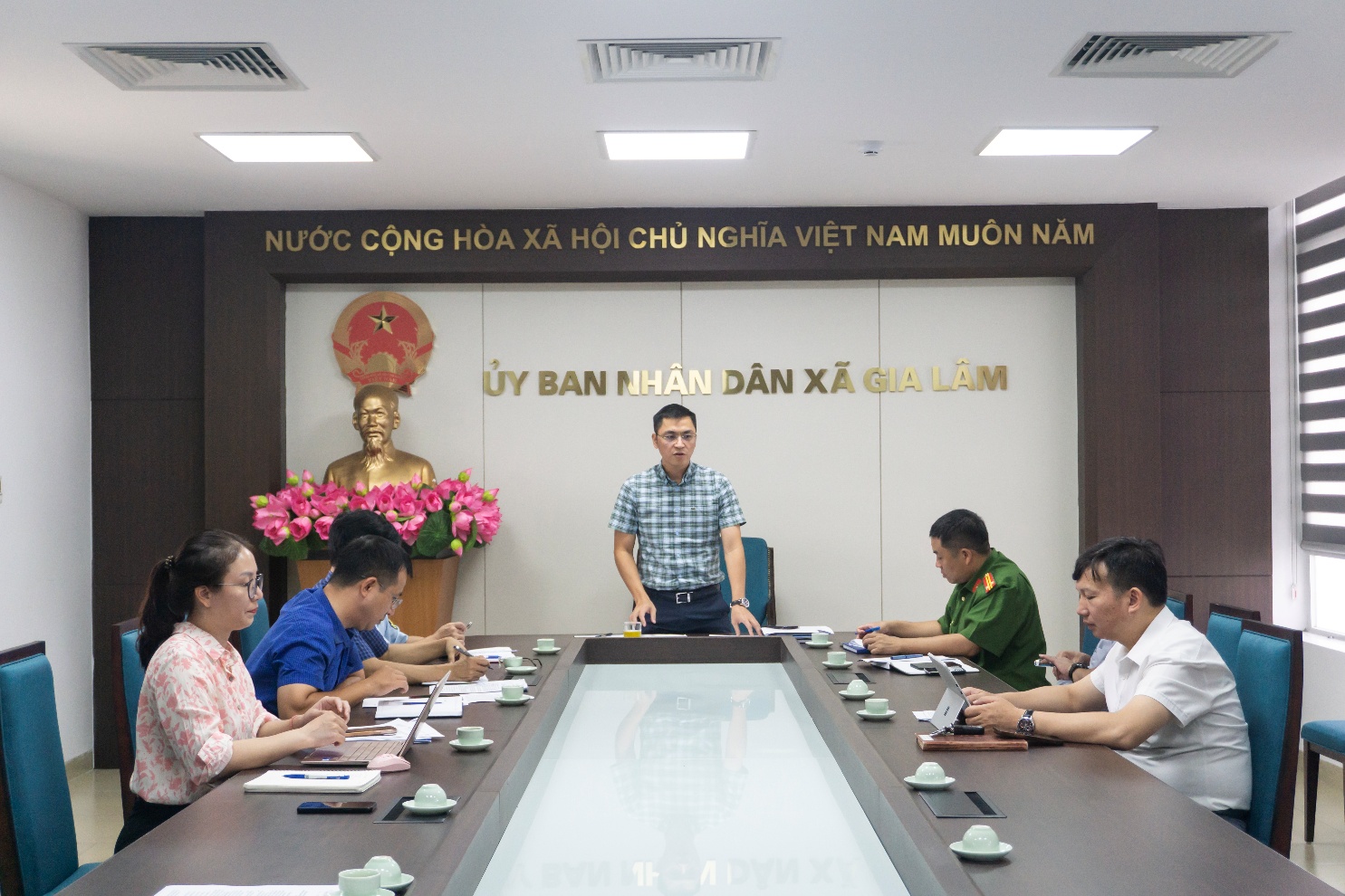 UBND xã Gia Lâm tổ chức giao ban Ban Chỉ đạo 389 xã- Ảnh 2.