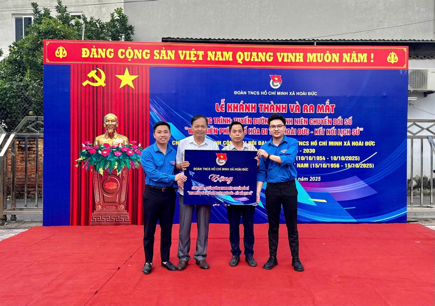 Đoàn thanh niên tổ chức khánh thành và ra mắt Công trình “Tuyến đường thanh niên Chuyển đổi số”- Ảnh 4.