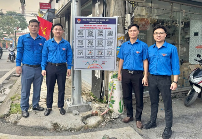 Đoàn thanh niên tổ chức khánh thành và ra mắt Công trình “Tuyến đường thanh niên Chuyển đổi số”- Ảnh 6.