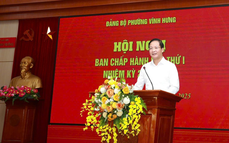 Phường Vĩnh Hưng: Làm từng việc với kết quả cụ thể, tạo chuyển biến thật - Ảnh 1.