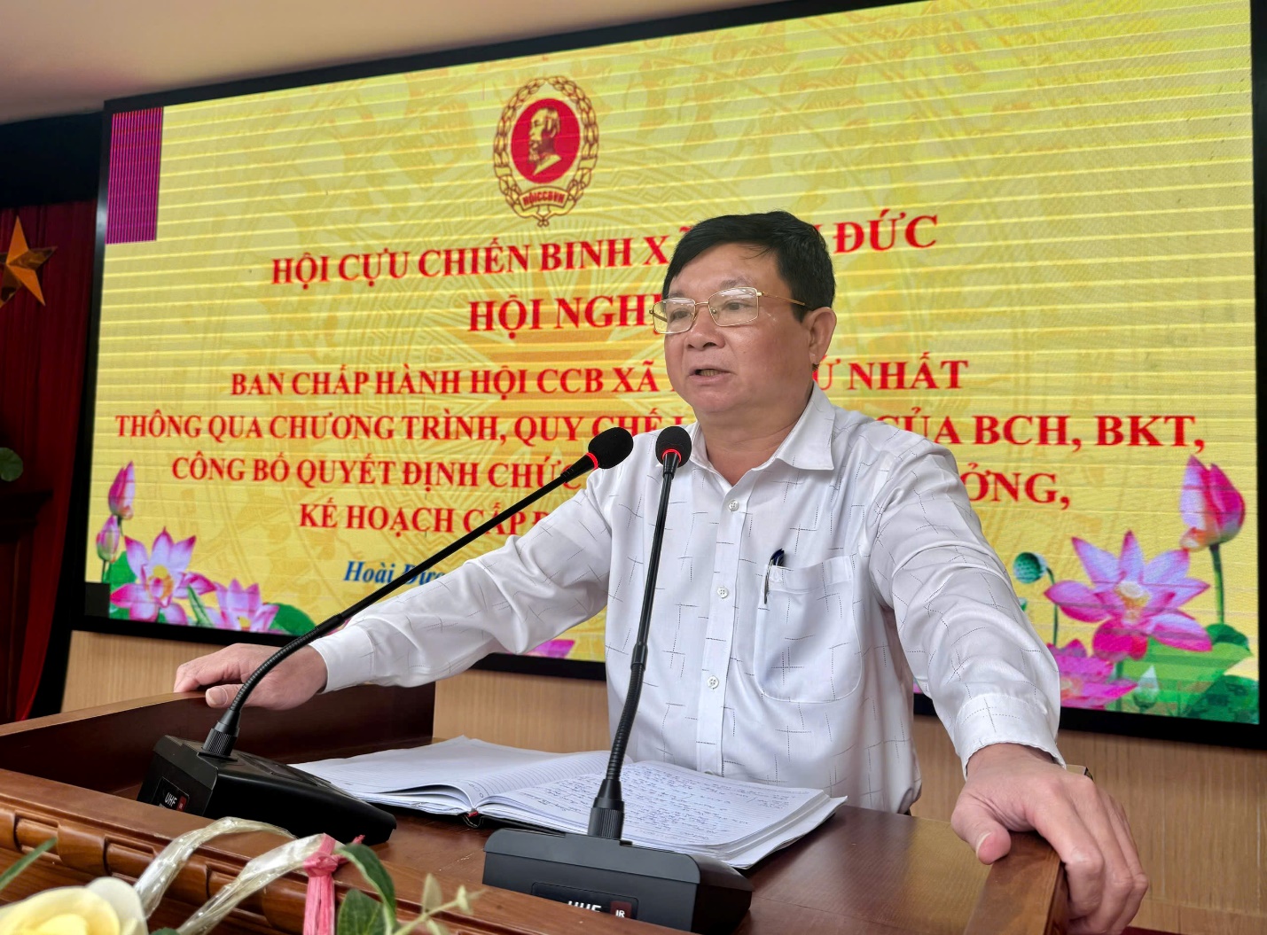 Hội CCB xã tổ chức hội nghị Ban chấp hành lần thứ nhất - Ảnh 7.